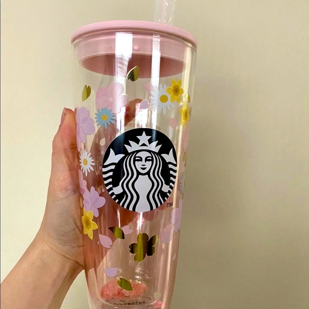 Brand new! Starbucks Confetti Glass Cup